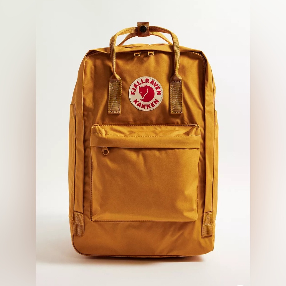 Fjallraven Kanken Ochre 15” Laptop Backpack